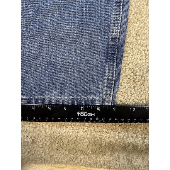 Wrangler Mens Jeans 44X32 Blue Straight Leg Regular Fit B437 - Picture 11 of 12